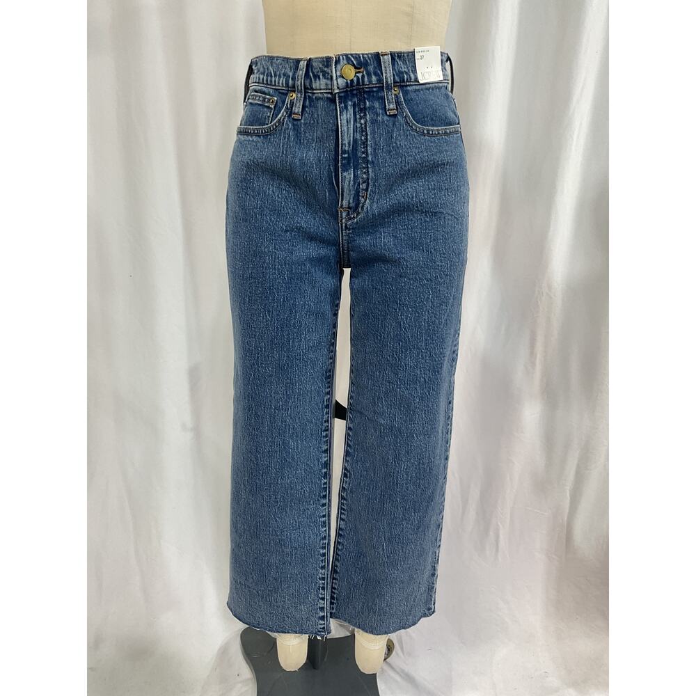 J. Crew Slim Wide-Leg Denim Jeans - Picture 2 of 5